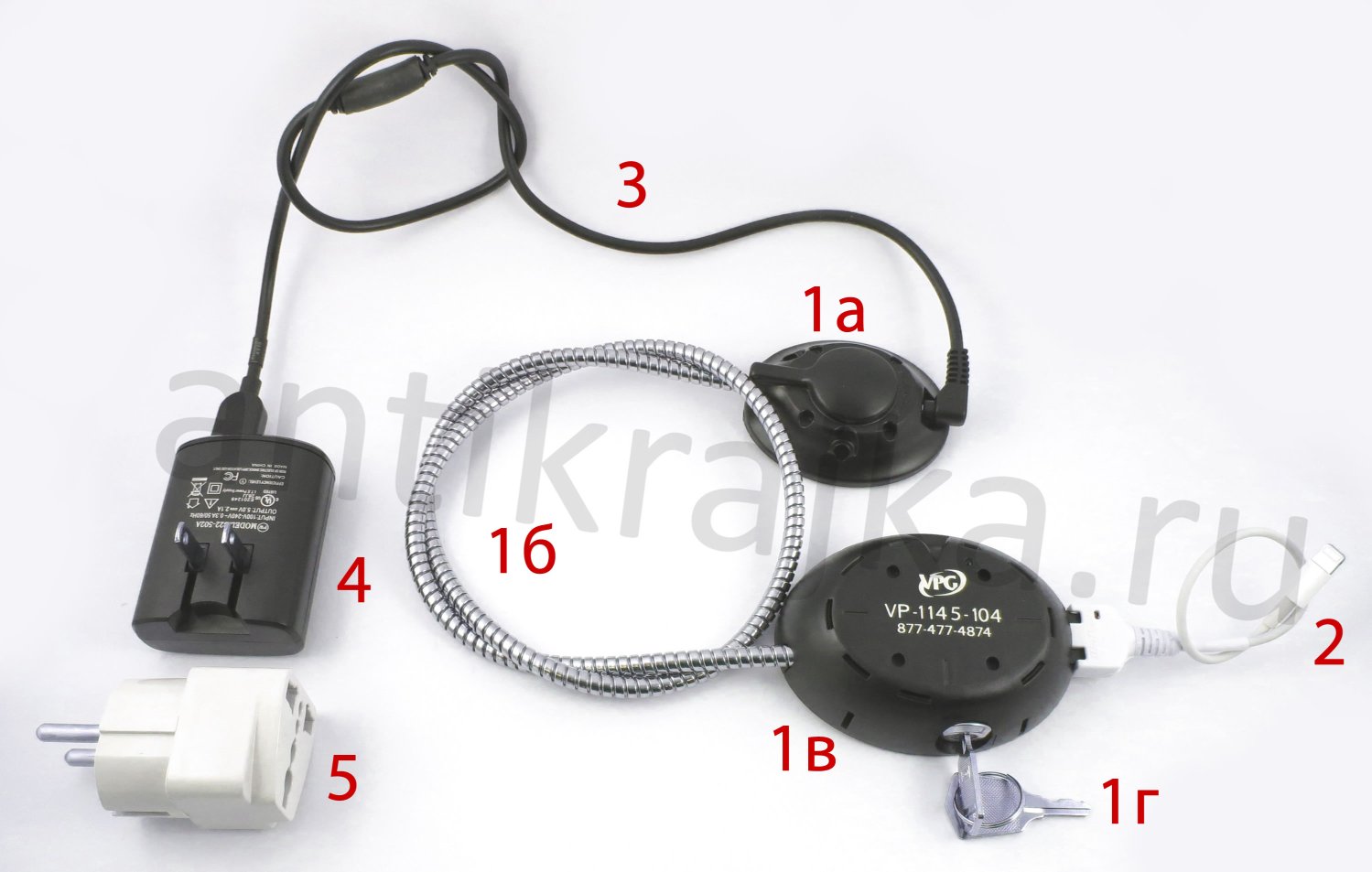 Состав системы защиты планшета Арч